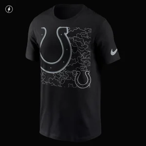 Indianapolis colts nike rflctv t shirt Black XL