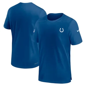Indianapolis colts nike sideline coach performance t shirt Royal