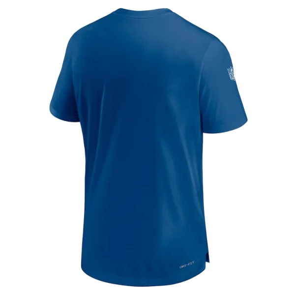 Indianapolis colts nike sideline coach performance t shirt Royal L