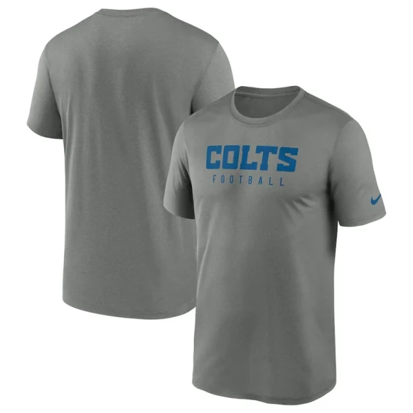 Indianapolis colts nike sideline legend performance t shirt Heather gray