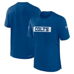 Indianapolis colts nike sideline player performance t shirt Royal
