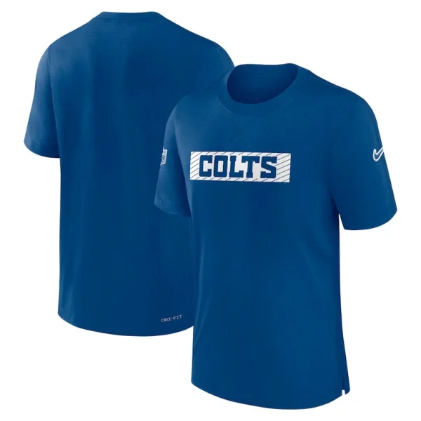 Indianapolis colts nike sideline player performance t shirt Royal