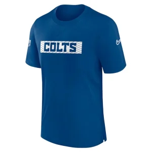 Indianapolis colts nike sideline player performance t shirt Royal M