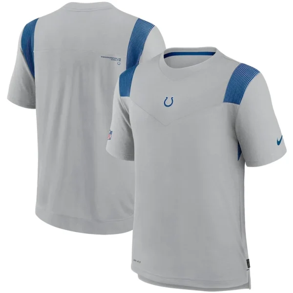 Indianapolis colts nike sideline player uv performance t shirt Gray