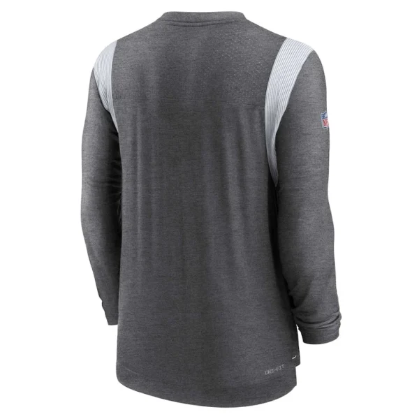 Indianapolis colts nike sideline tonal logo performance player long sleeve t shirt Charcoal L
