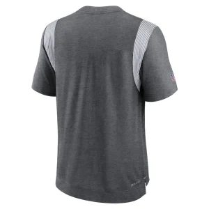 Indianapolis colts nike sideline tonal logo performance player t shirt Heather charcoal L