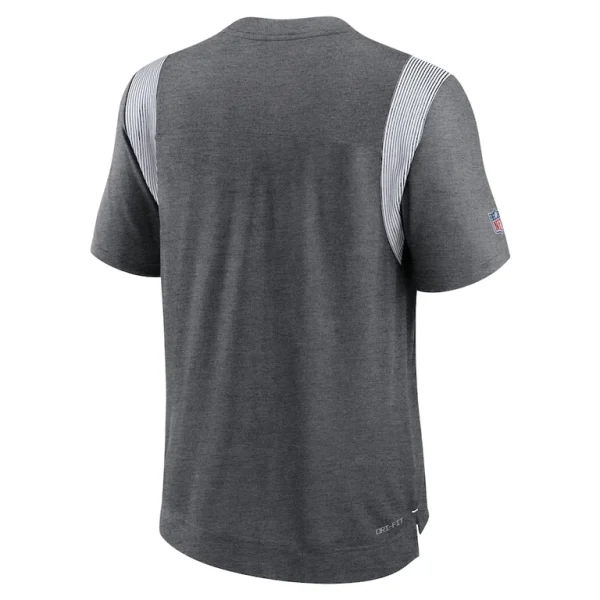 Indianapolis colts nike sideline tonal logo performance player t shirt Heather charcoal L