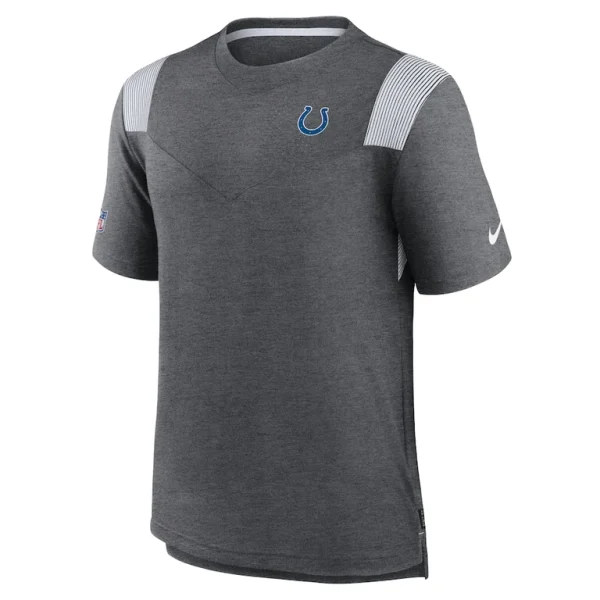 Indianapolis colts nike sideline tonal logo performance player t shirt Heather charcoal M