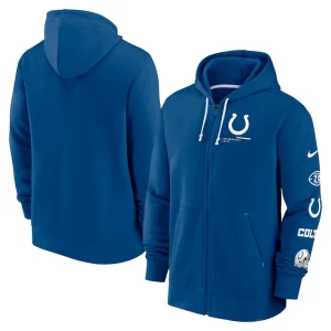 Indianapolis colts nike surrey full zip hoodie Royal