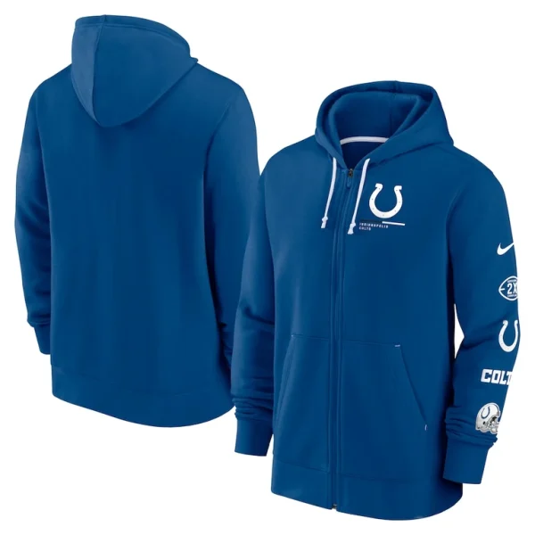 Indianapolis colts nike surrey full zip hoodie Royal