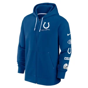 Indianapolis colts nike surrey full zip hoodie Royal M