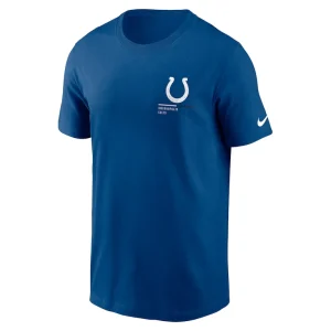 Indianapolis colts nike team incline t shirt Royal M