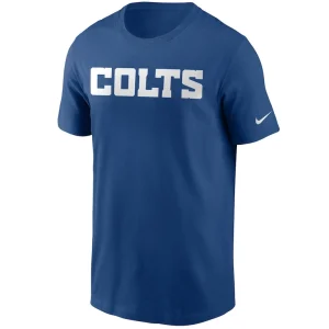 Indianapolis colts nike team wordmark t shirt Royal M