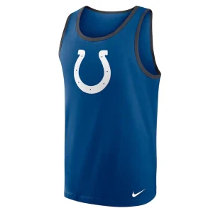 Indianapolis colts nike tri blend tank top Royal M
