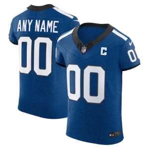 Indianapolis colts nike vapor f.u.s.e. elite custom jersey Royal