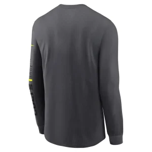 Indianapolis colts nike volt performance long sleeve t shirt anthracite Multi L