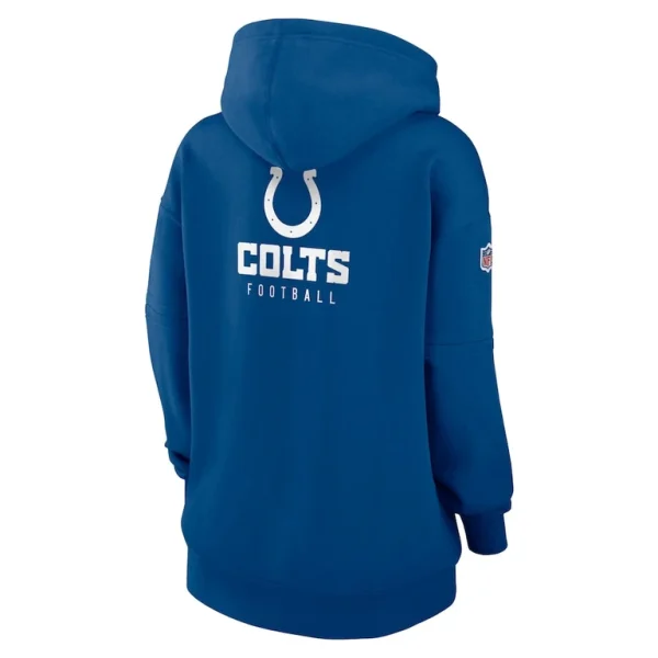 Indianapolis colts nike womens 2023 sideline club fleece pullover hoodie Royal M