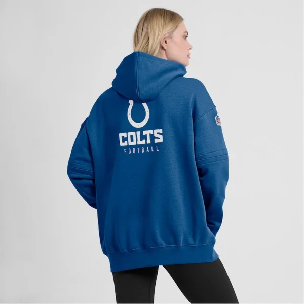 Indianapolis colts nike womens 2023 sideline club fleece pullover hoodie Royal XL