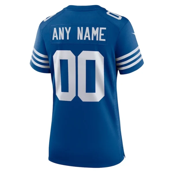 Indianapolis colts nike womens alternate custom jersey Royal L