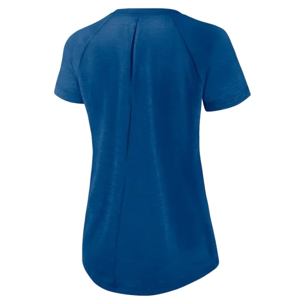 Indianapolis colts nike womens back slit lightweight fashion t shirt Whiteheather scarlet M