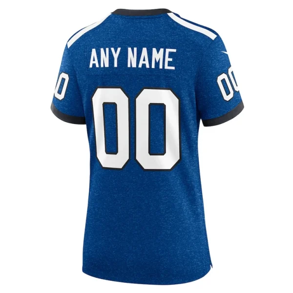 Indianapolis colts nike womens indiana nights alternate custom game jersey Royal L