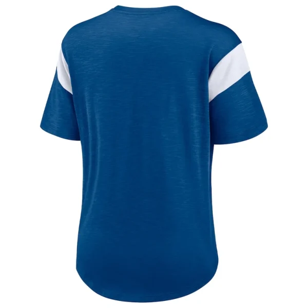 Indianapolis colts nike womens primary logo fashion top Heather royal M