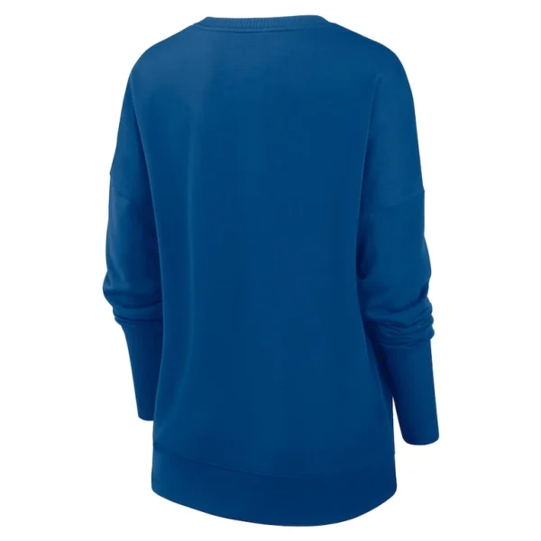 Indianapolis colts nike womens rewind playback icon performance pullover sweatshirt Royal M