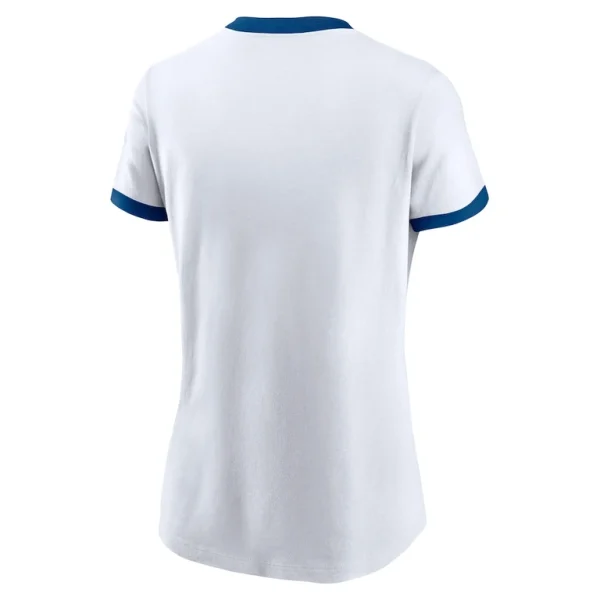 Indianapolis colts nike womens rewind ringer tri blend t shirt White M