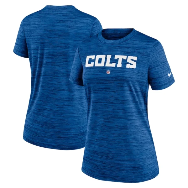 Indianapolis colts nike womens sideline velocity performance t shirt Royal