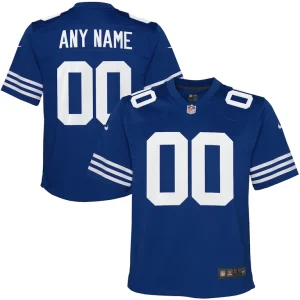 Indianapolis colts nike youth alternate custom game jersey Royal