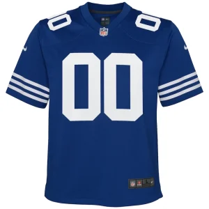 Indianapolis colts nike youth alternate custom game jersey Royal Yth M