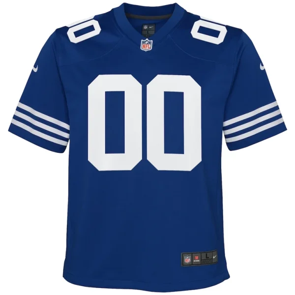 Indianapolis colts nike youth alternate custom game jersey Royal Yth M