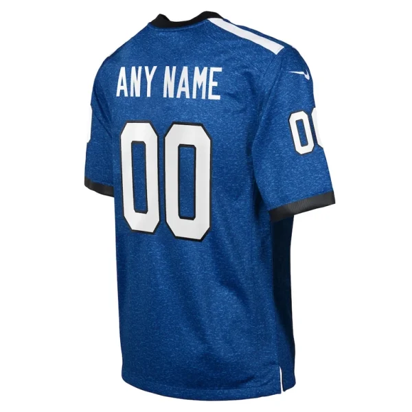 Indianapolis colts nike youth indiana nights alternate custom game jersey Blue Yth L