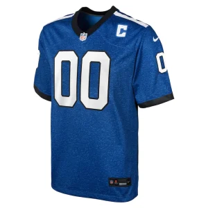 Indianapolis colts nike youth indiana nights alternate custom game jersey Blue Yth M