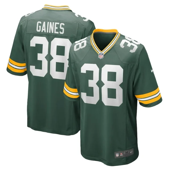 Innis gaines green bay packers nike game jersey Green