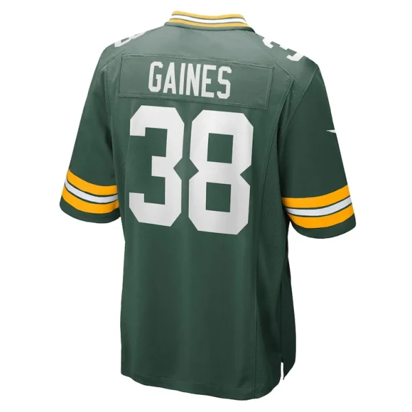 Innis gaines green bay packers nike game jersey Green L