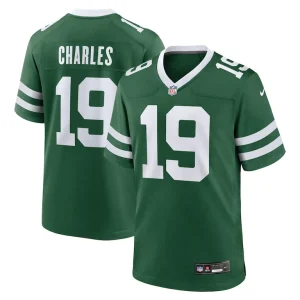 Irvin charles new york jets nike team game jersey Legacy green