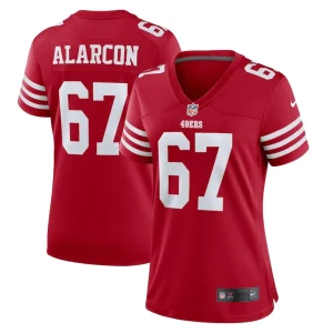 Isaac alarcon san francisco 49ers nike womens team game jersey Scarlet