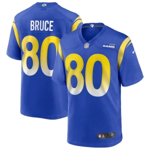 Isaac bruce los angeles rams nike game retired player jersey Royal