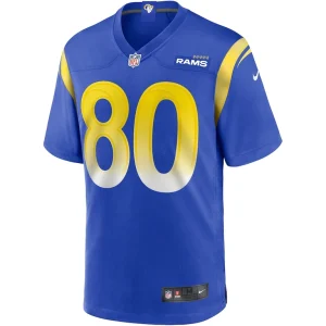 Isaac bruce los angeles rams nike game retired player jersey Royal M