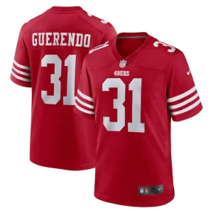 Isaac guerendo san francisco 49ers nike game jersey Scarlet