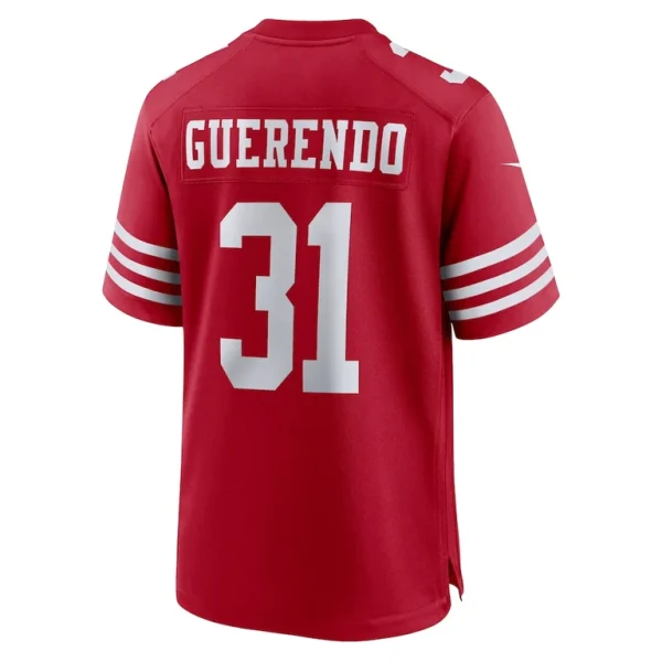 Isaac guerendo san francisco 49ers nike game jersey Scarlet L