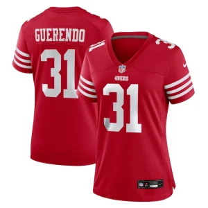 Isaac guerendo san francisco 49ers nike womens game jersey Scarlet
