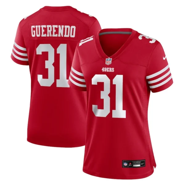 Isaac guerendo san francisco 49ers nike womens game jersey Scarlet