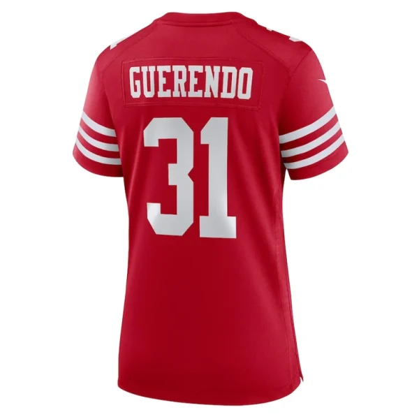 Isaac guerendo san francisco 49ers nike womens game jersey Scarlet L