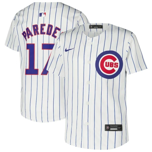 Isaac paredes chicago cubs nike youth home player game jersey White