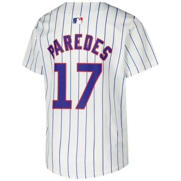 Isaac paredes chicago cubs nike youth home player game jersey White Yth L