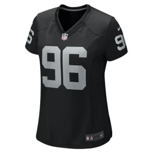 Isaac rochell las vegas raiders nike womens team game jersey Black M