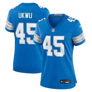 Isaac ukwu detroit lions nike womens game jersey Blue