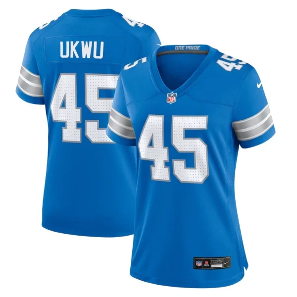 Isaac ukwu detroit lions nike womens game jersey Blue